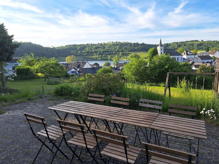 Haus Mit Idyllischem Seeblick Schalkenmehren Esterno foto